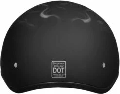 Daytona Skull Cap Helmet Pistons Skull -Motorcycle Helmet Store daytona skull cap piston skull helmet back 73297.1690675654