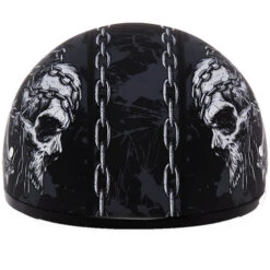 Daytona Skull Cap Skull Chains Helmet -Motorcycle Helmet Store daytona skull cap skull chains helmet front 09841.1630461442