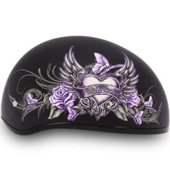 Daytona Skull Cap Wild At Heart Helmet -Motorcycle Helmet Store daytona skull cap wild at heart helmet right 43572.1630473579