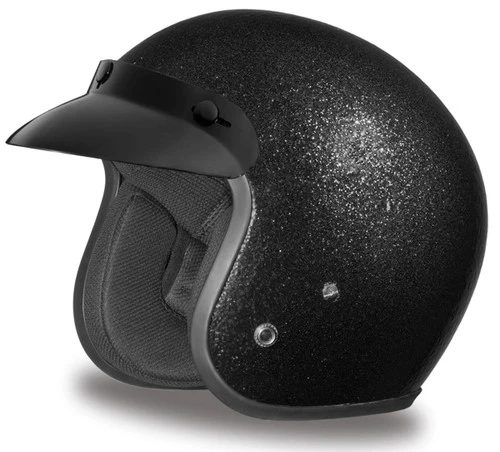Daytona Cruiser Helmet Black Metal Flake 3 Daytona Cruiser Helmet Black Metal Flake