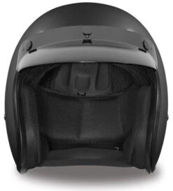 Daytona Cruiser Helmet Dull Black -Motorcycle Helmet Store daytona cruiser helmet dull black front 12042.1520562541