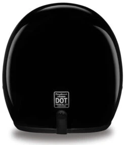 Daytona Cruiser Helmet Gloss Black -Motorcycle Helmet Store daytona cruiser helmet hi gloss black back 42679.1520563148