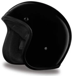 Daytona Cruiser Helmet Gloss Black -Motorcycle Helmet Store daytona cruiser helmet hi gloss black without visor 72448.1520563157