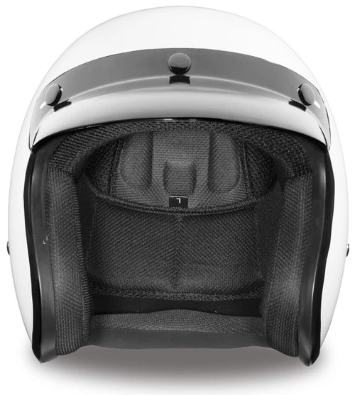 Daytona Cruiser Helmet Gloss White 4 Daytona Cruiser Helmet Gloss White - Image 2