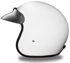 Daytona Cruiser Helmet Gloss White 11 Daytona Cruiser Helmet Gloss White -Motorcycle Helmet Store daytona cruiser helmet hi gloss white left 61461.1642323530