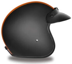 Daytona Cruiser Helmet Orange Pin Stripe -Motorcycle Helmet Store daytona cruiser helmet orange pin stripe right 07630.1642323858