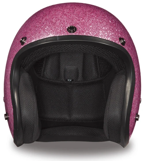 Daytona Cruiser Helmet Pink Metal Flake 4 Daytona Cruiser Helmet Pink Metal Flake - Image 2