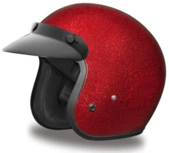 Daytona Cruiser Helmet Red Metal Flake
