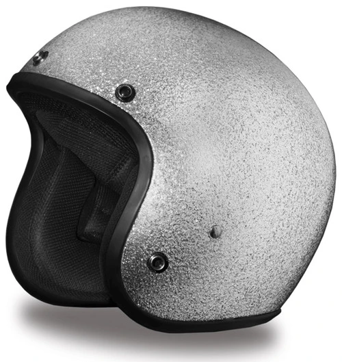 Daytona Cruiser Helmet Silver Metal Flake 8 Daytona Cruiser Helmet Silver Metal Flake - Image 6