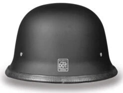 Daytona German Helmet DOT Dull Black -Motorcycle Helmet Store daytona german helmet dull black back 87932.1520605090