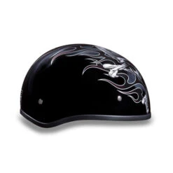 Daytona Skull Cap Helmet Cross Bones -Motorcycle Helmet Store daytona skull cap helmet cross bones right 26809.1548731365