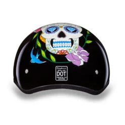 Daytona Skull Cap Helmet Diamond Skulls -Motorcycle Helmet Store daytona skull cap helmet diamond skull 90626.1548585073