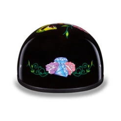 Daytona Skull Cap Helmet Diamond Skulls -Motorcycle Helmet Store daytona skull cap helmet diamond skull front 69564.1548585080