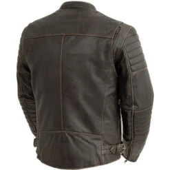 First Manufacturing Commuter Jacket -Motorcycle Helmet Store first manufacturing commuter jacket brown back 92372.1700271188