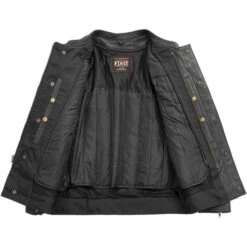 First Manufacturing Raider Jacket -Motorcycle Helmet Store first manufacturing raider jacket black inner 80185.1700269108