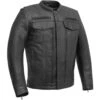 First Manufacturing Raider Jacket -Motorcycle Helmet Store first manufacturing raider jacket black 36750.1700269086