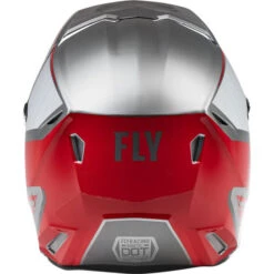 Fly Racing Kinetic Drift Youth Helmet -Motorcycle Helmet Store fly racing kinetic drift helmet charcoal light red grey back 63544.1644638061