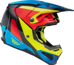 Fly Racing Formula Carbon Prime Helmet -Motorcycle Helmet Store fly racing formula carbon prime helmet hi viz yellow blue red right 23612.1644743998