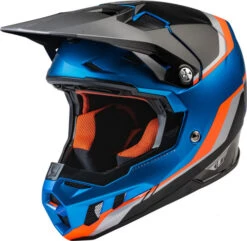 Fly Racing Formula CC Driver Helmet -Motorcycle Helmet Store fly racing formula cc driver helmet blue orange black front left 52167.1644380021