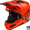 Fly Racing Formula Vector Cold Weather Helmet -Motorcycle Helmet Store fly racing formula vector cold weather helmet neon orange charcoal grey front 92998.1566028120