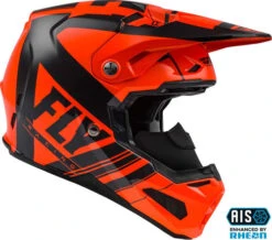 Fly Racing Formula Vector Cold Weather Helmet -Motorcycle Helmet Store fly racing formula vector cold weather helmet neon orange charcoal grey right 72496.1566027949