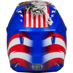 Fly Racing Kinetic Patriot Helmet 9 Fly Racing Kinetic Patriot Helmet -Motorcycle Helmet Store fly racing kinetic patriot helmet red white blue back 28952.1691481971