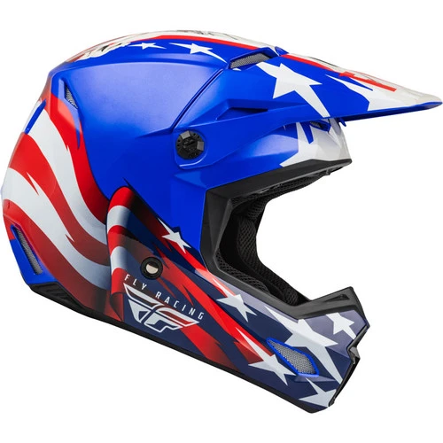 Fly Racing Kinetic Patriot Helmet 4 Fly Racing Kinetic Patriot Helmet - Image 2