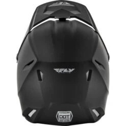 Fly Racing Kinetic Helmet Matte Black -Motorcycle Helmet Store fly racing kinetic solid helmet matte black back 05087.1565404538