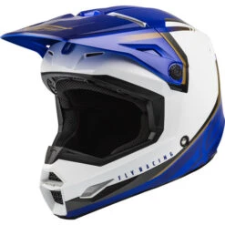 Fly Racing Kinetic Vision Youth Helmet -Motorcycle Helmet Store fly racing kinetic vision helmet white blue 70219.1691590708