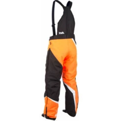 Fly Racing SNX Pro Bib Pants -Motorcycle Helmet Store fly racing snx pro bib pants orange black back 40743.1544256834