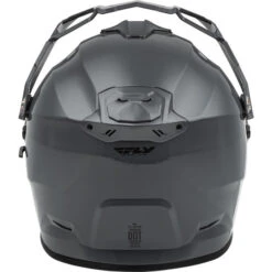 Fly Racing Trekker Solid Helmet -Motorcycle Helmet Store fly racing trekker helmet solid grey back 56058.1644099926