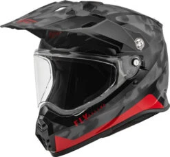 Fly Racing Trekker Pulse Helmet -Motorcycle Helmet Store fly racing trekker pulse black camo red 64295.1644107856