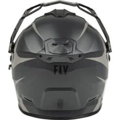 Fly Racing Trekker Pulse Helmet -Motorcycle Helmet Store fly racing trekker pulse black grey back 96039.1644107842