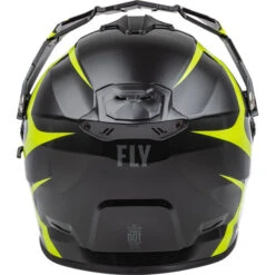 Fly Racing Trekker Pulse Helmet -Motorcycle Helmet Store fly racing trekker pulse black hi vis yellow back 22068.1644107931