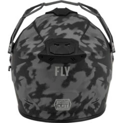 Fly Racing Trekker Pulse Helmet -Motorcycle Helmet Store fly racing trekker pulse matte grey black camo back 71749.1644107982