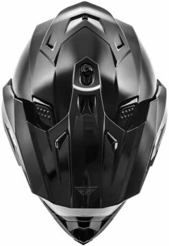 Fly Racing Trekker Solid Helmet -Motorcycle Helmet Store fly racing trekker solid helmet gloss black top 16579.1502440603