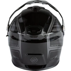 Gmax AT-21 Raley Helmet Black/Grey M -Motorcycle Helmet Store gmax at 21 raley helmet black grey back 72540.1588254634