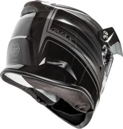 Gmax AT-21 Raley Helmet Black/Grey M -Motorcycle Helmet Store gmax at 21 raley helmet black grey bottom 25652.1588254619