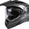 Gmax AT-21 Raley Helmet Black/Grey M -Motorcycle Helmet Store gmax at 21 raley helmet black grey left 47781.1588254602
