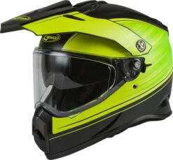 Gmax AT-21 Raley Helmet Black/Grey M -Motorcycle Helmet Store gmax at 21 raley helmet black hi vis left 15958.1588254799
