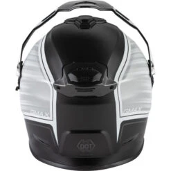 Gmax AT-21 Raley Helmet Black/Grey M -Motorcycle Helmet Store gmax at 21 raley helmet black white back 29228.1588254680