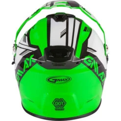 Gmax AT-21S Epic Snow Helmet - Electric Shield -Motorcycle Helmet Store gmax at 21s epic helmet electric shield green white black back 73421.1603449091