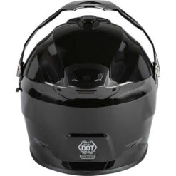 Gmax AT-21S Snow Helmet Solids - Dual Shield -Motorcycle Helmet Store gmax at 21s helmet dual shield solid gloss black back 24766.1603446388
