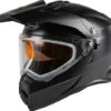 Gmax AT-21S Snow Helmet Solids - Dual Shield -Motorcycle Helmet Store gmax at 21s helmet dual shield solid matte black left 15722.1603446356
