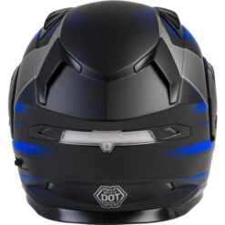 Gmax MD-01S Descendant Helmet - Dual Shield -Motorcycle Helmet Store gmax dm 01s descendant helmet dual shield matte black blue back 74319.1669463025