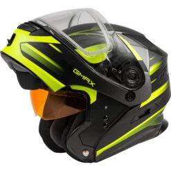 Gmax MD-01S Descendant Helmet - Dual Shield -Motorcycle Helmet Store gmax dm 01s descendant helmet dual shield matte black hi vis flip up 17791.1669463048