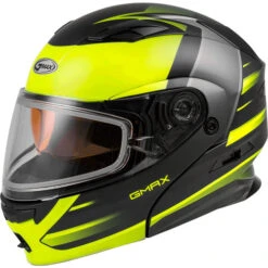 Gmax MD-01S Descendant Helmet - Dual Shield -Motorcycle Helmet Store gmax dm 01s descendant helmet dual shield matte black hi vis 15387.1669463042