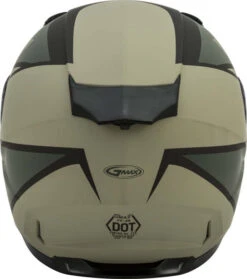 Gmax FF-49 Deflect Helmet White/Blue 3XL -Motorcycle Helmet Store gmax ff 49 deflect helmet matte tan khaki back 97436.1560475859