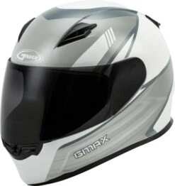 Gmax FF-49 Deflect Helmet White/Blue 3XL -Motorcycle Helmet Store gmax ff 49 deflect helmet white grey dark shield 81110.1560475771