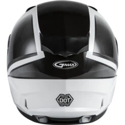 Gmax FF-49S Hail Snow Helmet - Electric Shield -Motorcycle Helmet Store gmax ff 49s hail helmet electric shield white black back 27609.1603319455